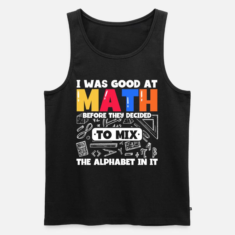 Math Mathématiques Sciences Math Cadeau - Débardeur bio Premium Homme - noir