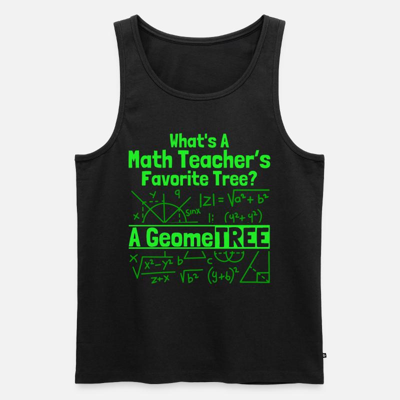 Math Mathematics Science Math Gift - Men's Premium Organic Tank Top - black