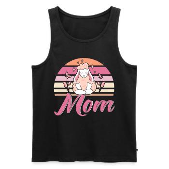 Schafzucht Landwirt Nutztier Schafe Geschenk - Männer Premium Bio Tank Top - Schwarz - Vorne - Michal (187cm)