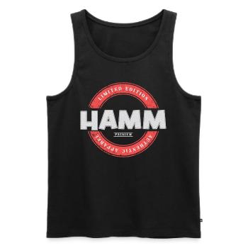 Hamm Deutschland Stadt Skyline Heimat Liebe - Männer Premium Bio Tank Top - Schwarz - Vorne - Michal (187cm)