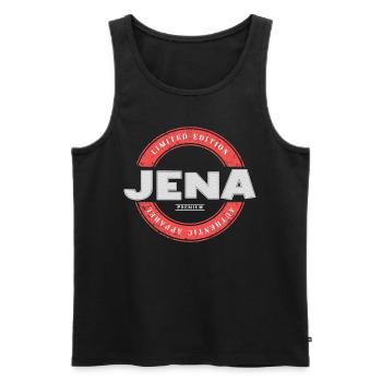 Jena Deutschland Stadt Skyline Heimat Liebe - Männer Premium Bio Tank Top - Schwarz - Vorne - Michal (187cm)