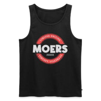 Moers Deutschland Stadt Skyline Heimat Liebe - Männer Premium Bio Tank Top - Schwarz - Vorne - Michal (187cm)