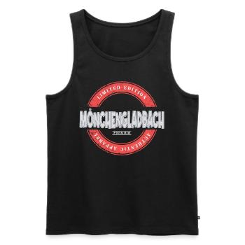 Mönchengladbach Allemagne City Skyline Accueil - Débardeur bio Premium Homme - noir - Devant - Michal (187cm)