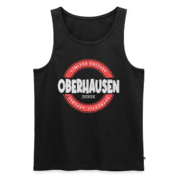 Oberhausen Deutschland Stadt Skyline Heimat Liebe - Männer Premium Bio Tank Top - Schwarz - Vorne - Michal (187cm)