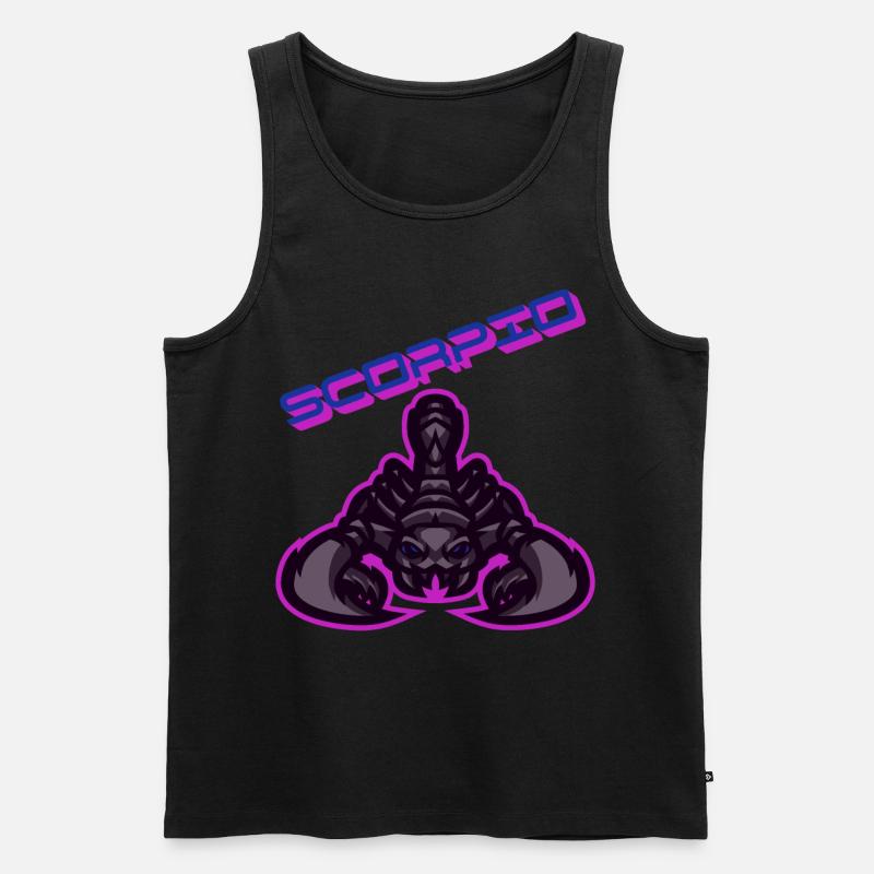 Scorpio - Männer Premium Bio Tank Top - Schwarz