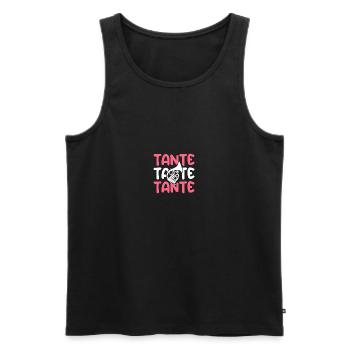 Horn player Aunt French horn - Men's Premium Organic Tank Top - black - Front - Michal (187cm)