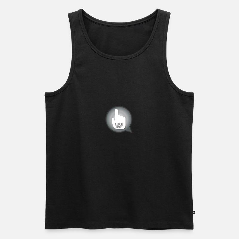 CLICK HERE - Männer Premium Bio Tank Top - undefined