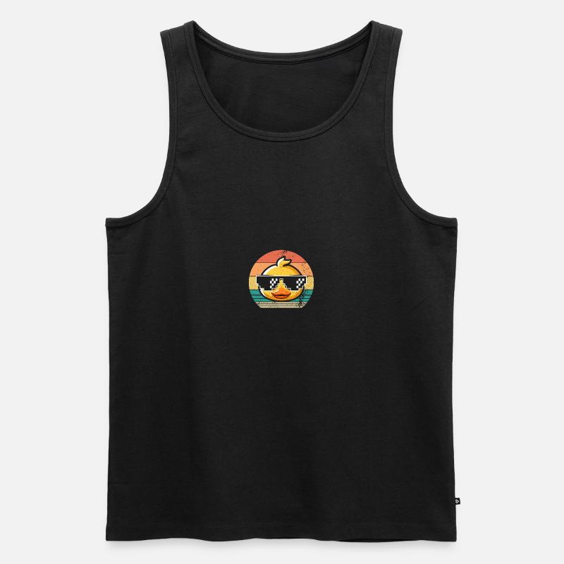 Enten - Männer Premium Bio Tank Top - Schwarz
