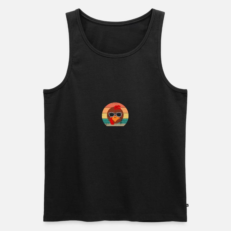 Truthahn - Männer Premium Bio Tank Top - Schwarz