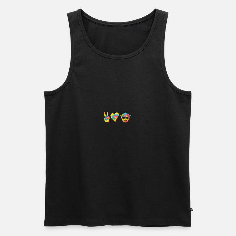 Schäfer Schaf - Männer Premium Bio Tank Top - Schwarz