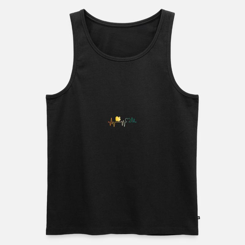 Truthahn - Männer Premium Bio Tank Top - Schwarz