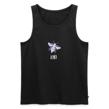 Purple Pastel Bee Child Bee Be Child - Débardeur bio Premium Homme - noir - Devant - Michal (187cm)