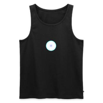 FEST - Männer Premium Bio Tank Top - Schwarz - Vorne - AI Model Male 178 light (178cm)