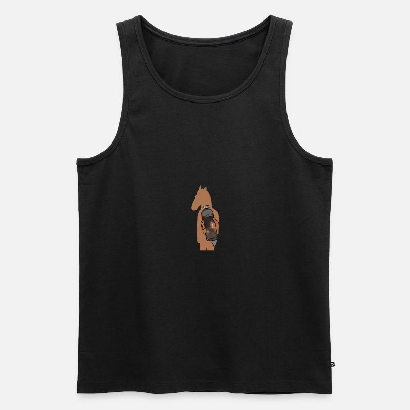 Ein Pferd ohne Namen - Männer Premium Bio Tank Top - undefined
