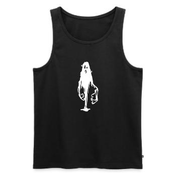 Kreatur der Schatten - Halloween - Männer Premium Bio Tank Top - Schwarz - Vorne - Michal (187cm)