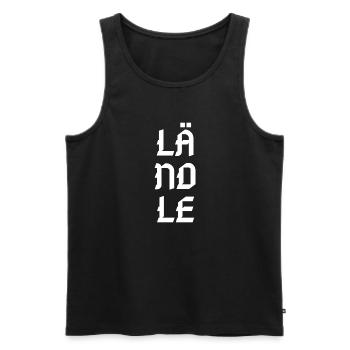 Ländle Vorarlberg Gsiberg - Männer Premium Bio Tank Top - Schwarz - Vorne - Michal (187cm)