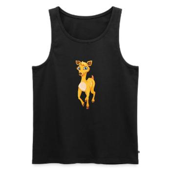 Safari Zoo Animal Safari Zoo - Men's Premium Organic Tank Top - black - Front - AI Model Male 178 light (178cm)