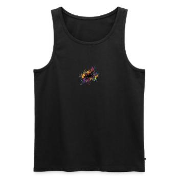 Aviation - Men's Premium Organic Tank Top - black - Front - AI Model Male 178 light (178cm)