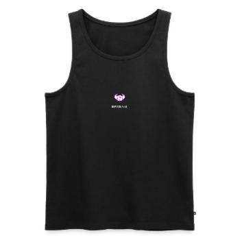 hivernal removebg preview - Débardeur bio Premium Homme - noir - Devant - AI Model Male 178 light (178cm)