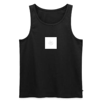 Paw - Men's Premium Organic Tank Top - black - Front - Michal (187cm)