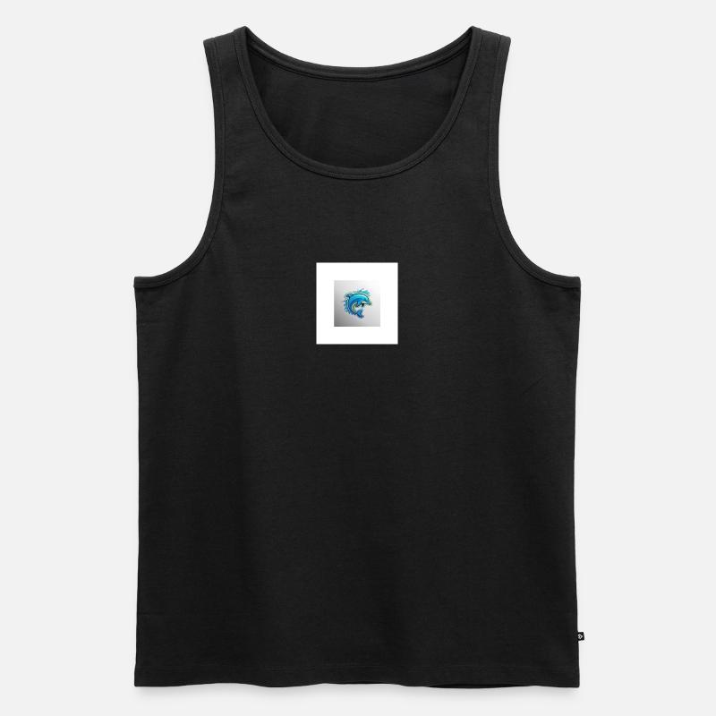 Natürlich - Männer Premium Bio Tank Top - Schwarz