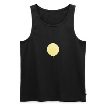 Luftballon, Feier, Party, herzlichen Glückwunsch - Männer Premium Bio Tank Top - Schwarz - Vorne - Michal (187cm)