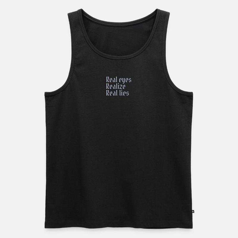 Realize - Männer Premium Bio Tank Top - Schwarz