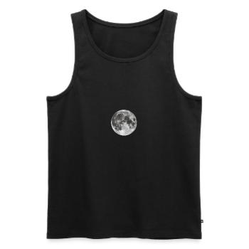 Lune - Débardeur bio Premium Homme - noir - Devant - Michal (187cm)
