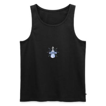 Andon als Vorname - Männer Premium Bio Tank Top - Schwarz - Vorne - Michal (187cm)