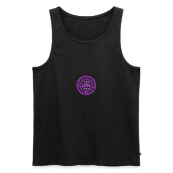 2004 - Männer Premium Bio Tank Top - Schwarz - Vorne - AI Model Male 178 light (178cm)