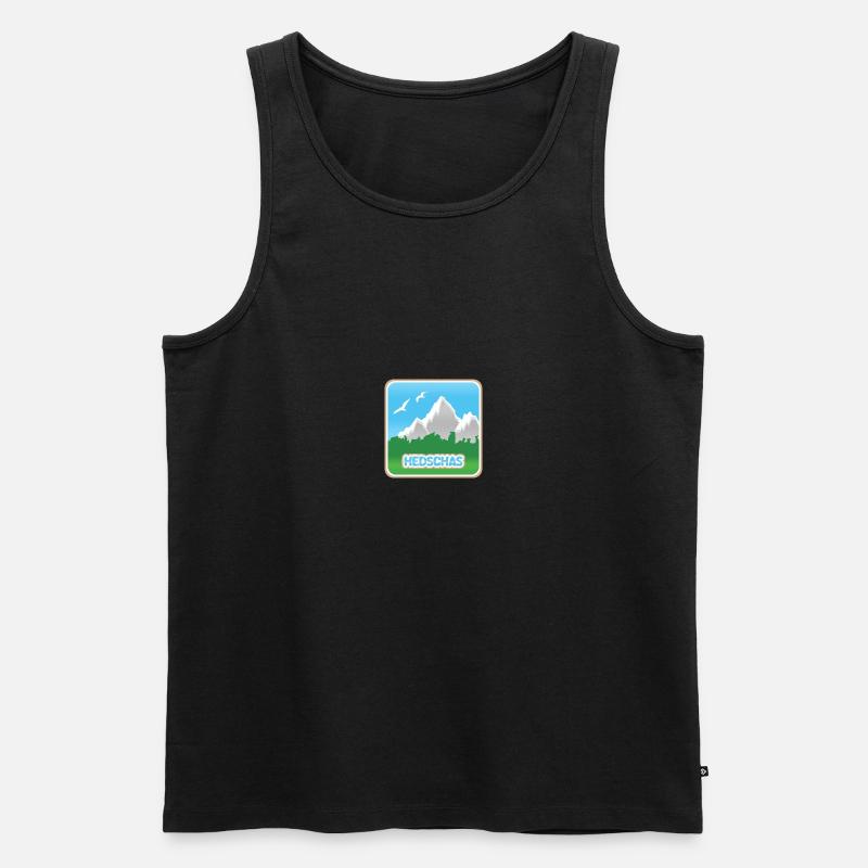 Hedschas - Männer Premium Bio Tank Top - Schwarz