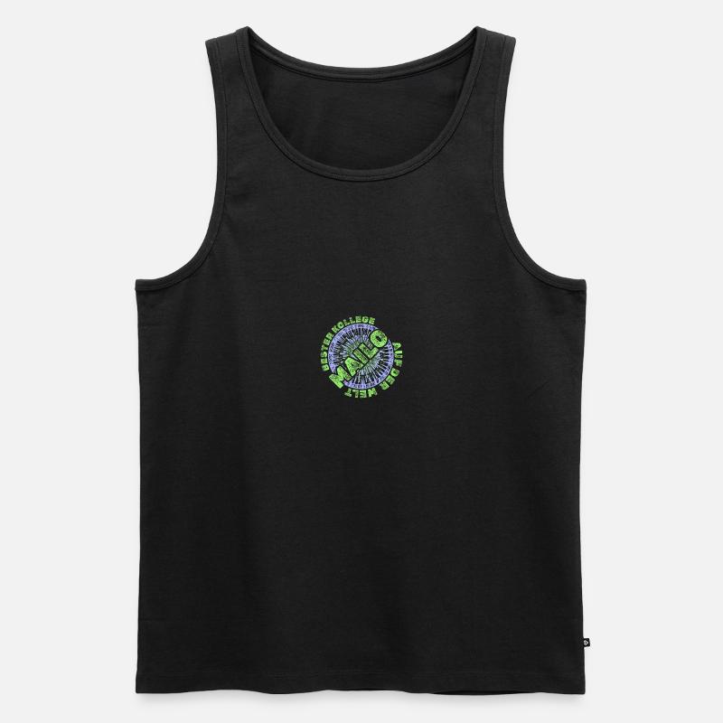 Mailo - Männer Premium Bio Tank Top - Schwarz