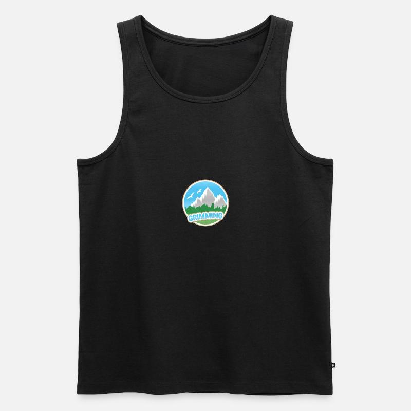 Grimming - Männer Premium Bio Tank Top - Schwarz