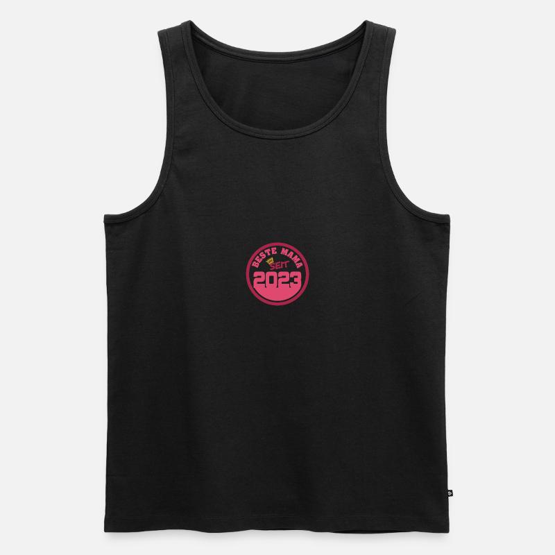 2023 - Männer Premium Bio Tank Top - Schwarz