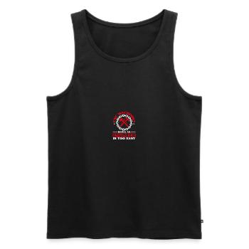 Mechaniker CNC-Bediener CNC-Fräser - Männer Premium Bio Tank Top - Schwarz - Vorne - AI Model Male 178 light (178cm)