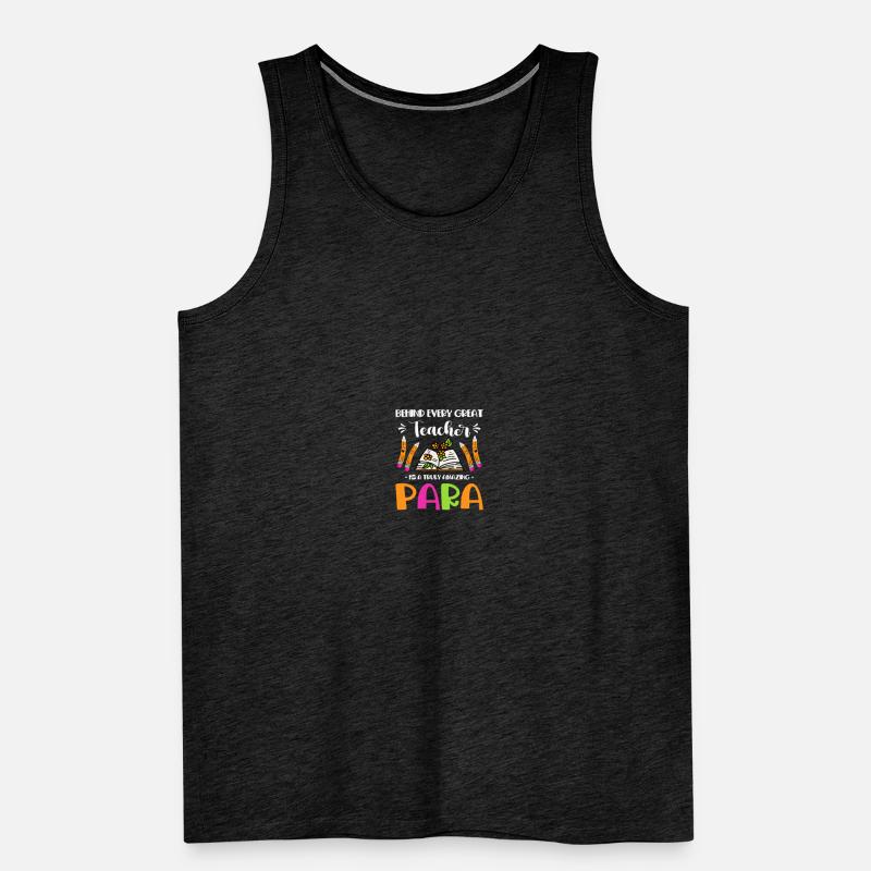 Lehrerassistent Paraprofessional Paraeducator Männer Premium Bio Tank Top
