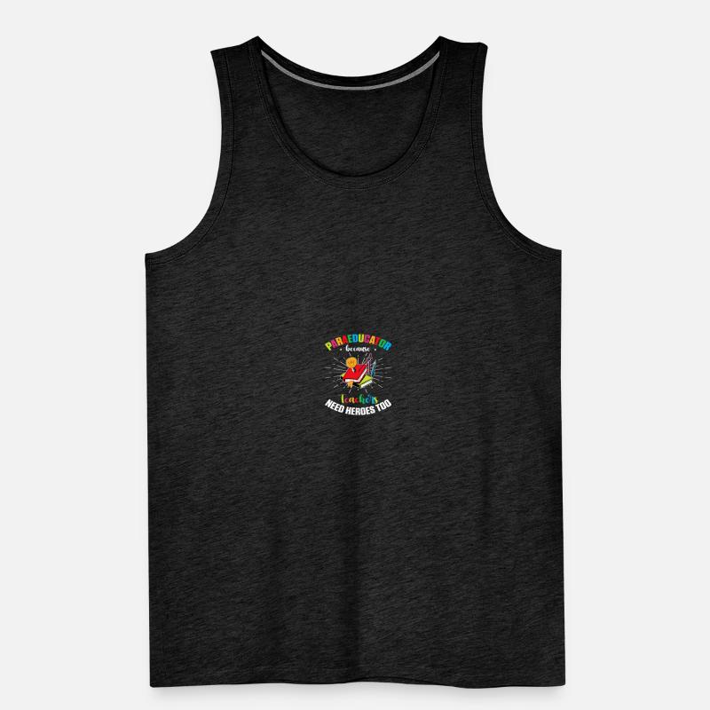 Lehrerassistent Paraprofessional Paraeducator Männer Premium Bio Tank Top