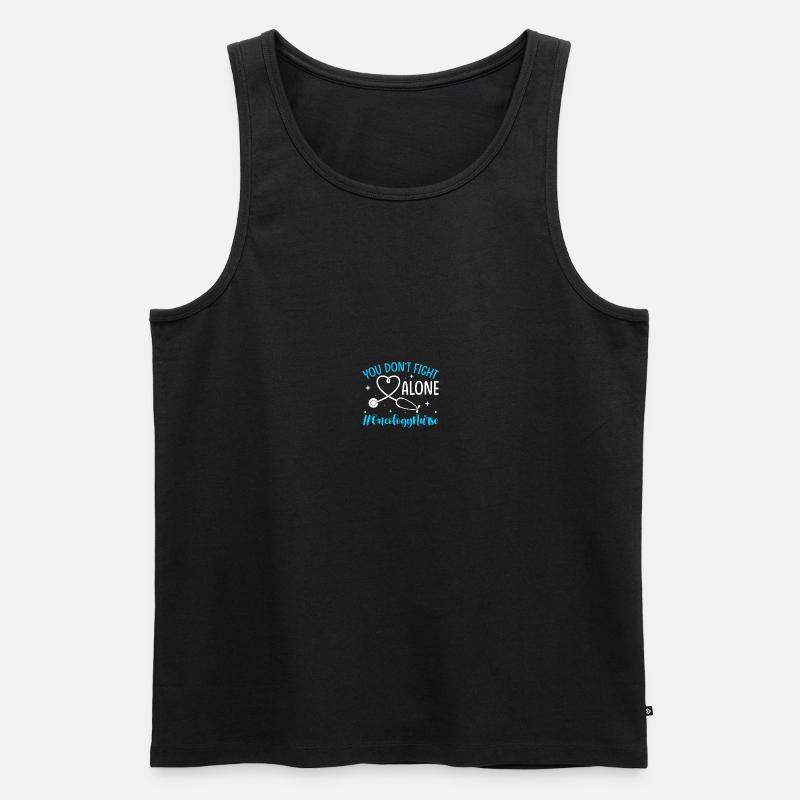 Onkologe Onkologieschwester - Männer Premium Bio Tank Top - Schwarz