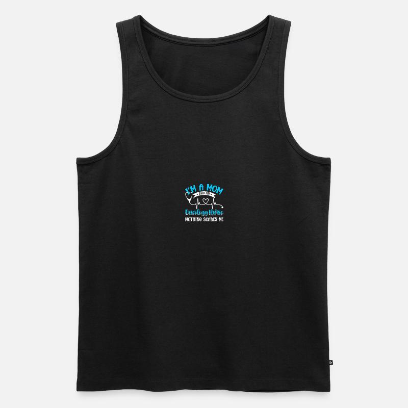 Onkologe Onkologieschwester - Männer Premium Bio Tank Top - Schwarz