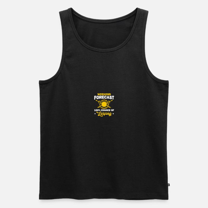 Fantasy-Rollenspiele Larp Larping - Männer Premium Bio Tank Top - Schwarz
