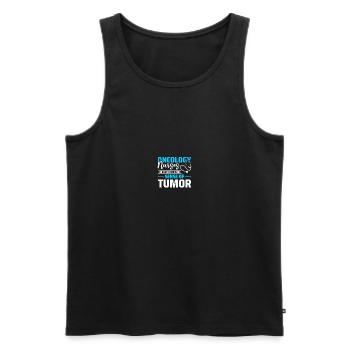 Oncologist Oncology Nurse - Men's Premium Organic Tank Top - black - Front - Michal (187cm)