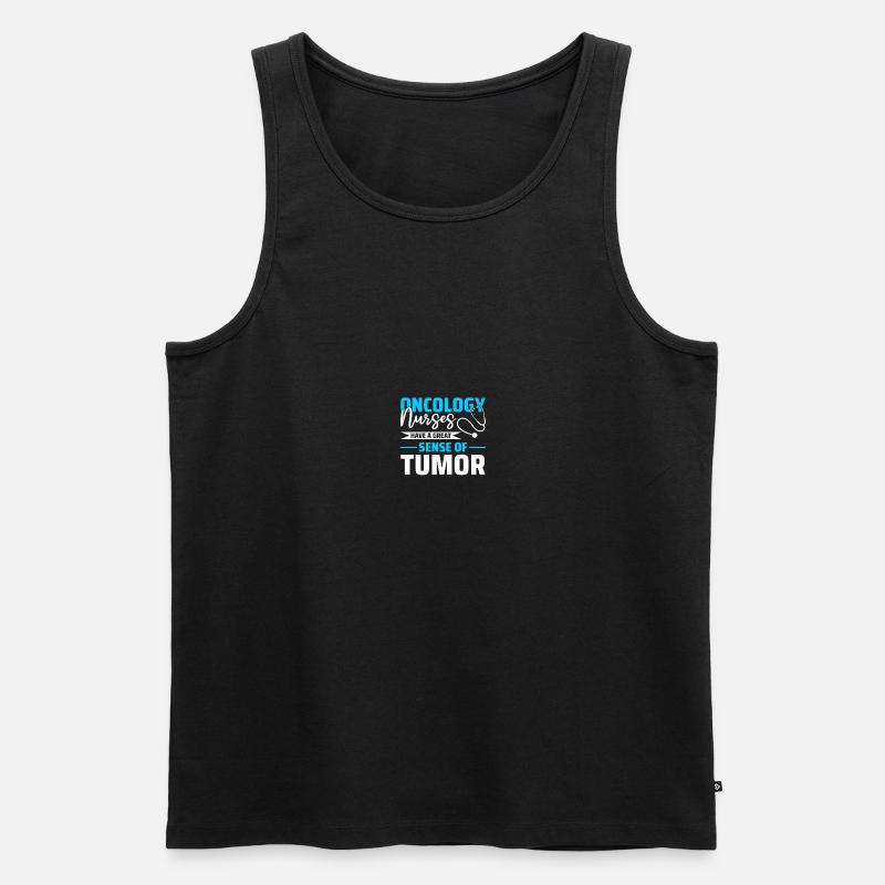 Onkologe Onkologieschwester - Männer Premium Bio Tank Top - Schwarz