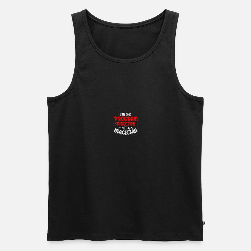 Programmdirektor - Männer Premium Bio Tank Top - Schwarz
