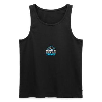 Computer-Netzwerktechnik Netzwerkingenieur - Männer Premium Bio Tank Top - Schwarz - Vorne - AI Model Male 178 light (178cm)