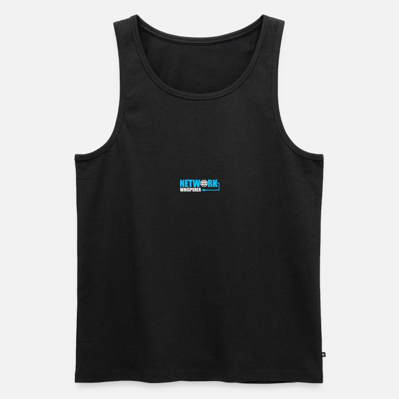 Computer-Netzwerktechnik Netzwerkingenieur - Männer Premium Bio Tank Top - Schwarz