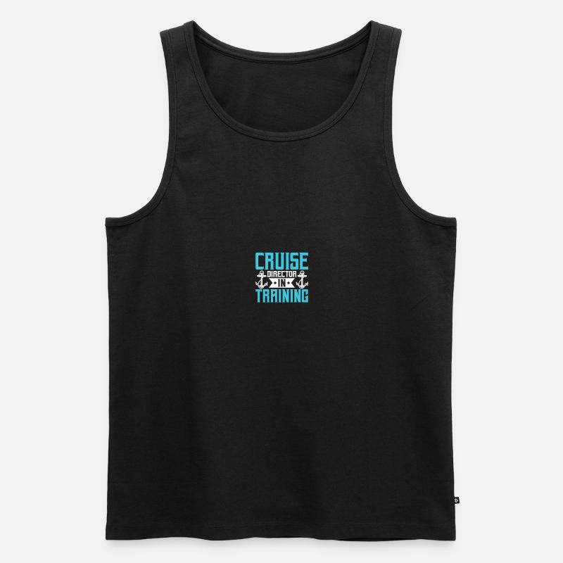 Kreuzfahrt-Direktor - Männer Premium Bio Tank Top - Schwarz