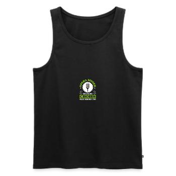 Music Musical Chorus Opera Singer - Men's Premium Organic Tank Top - black - Front - AI Model Male 178 light (178cm)