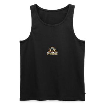 Wrestling wrestlers - Men's Premium Organic Tank Top - black - Front - AI Model Male 178 light (178cm)