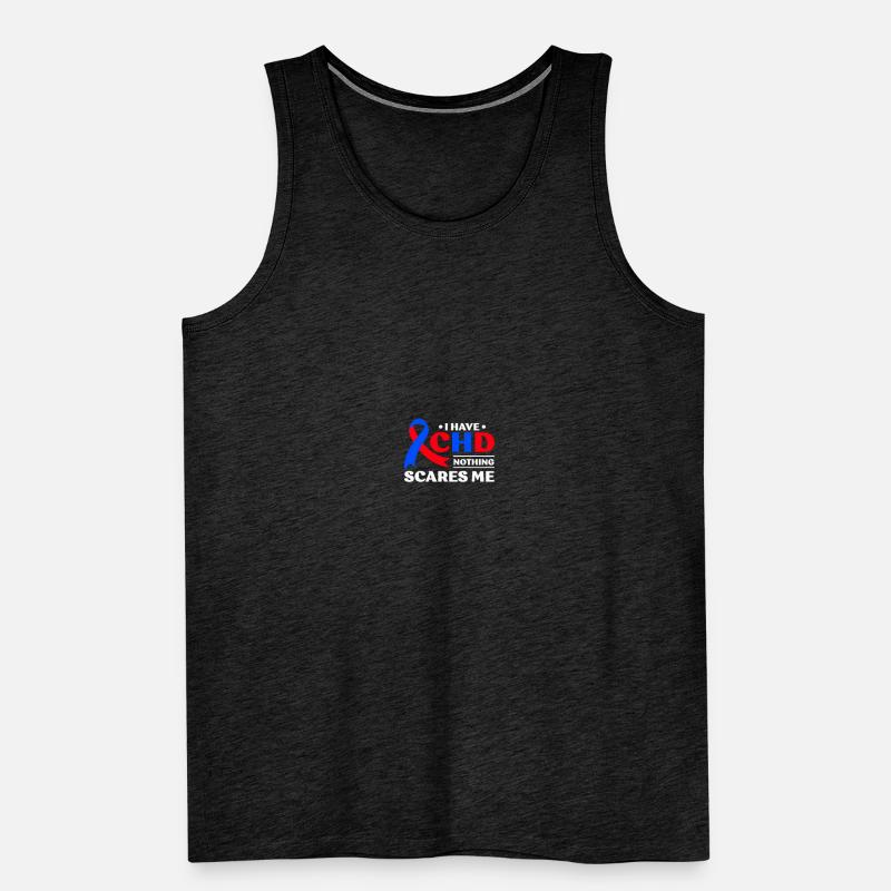 Angeborener Herzfehler CHD-Bewusstsein Männer Premium Bio Tank Top