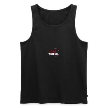 Congenital heart defect CHD consciousness - Men's Premium Organic Tank Top - black - Front - Michal (187cm)